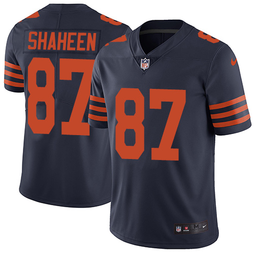 Nike Bears #87 Adam Shaheen Navy Blue Alternate Youth Stitched NFL Vapor Untouchable Limited Jersey